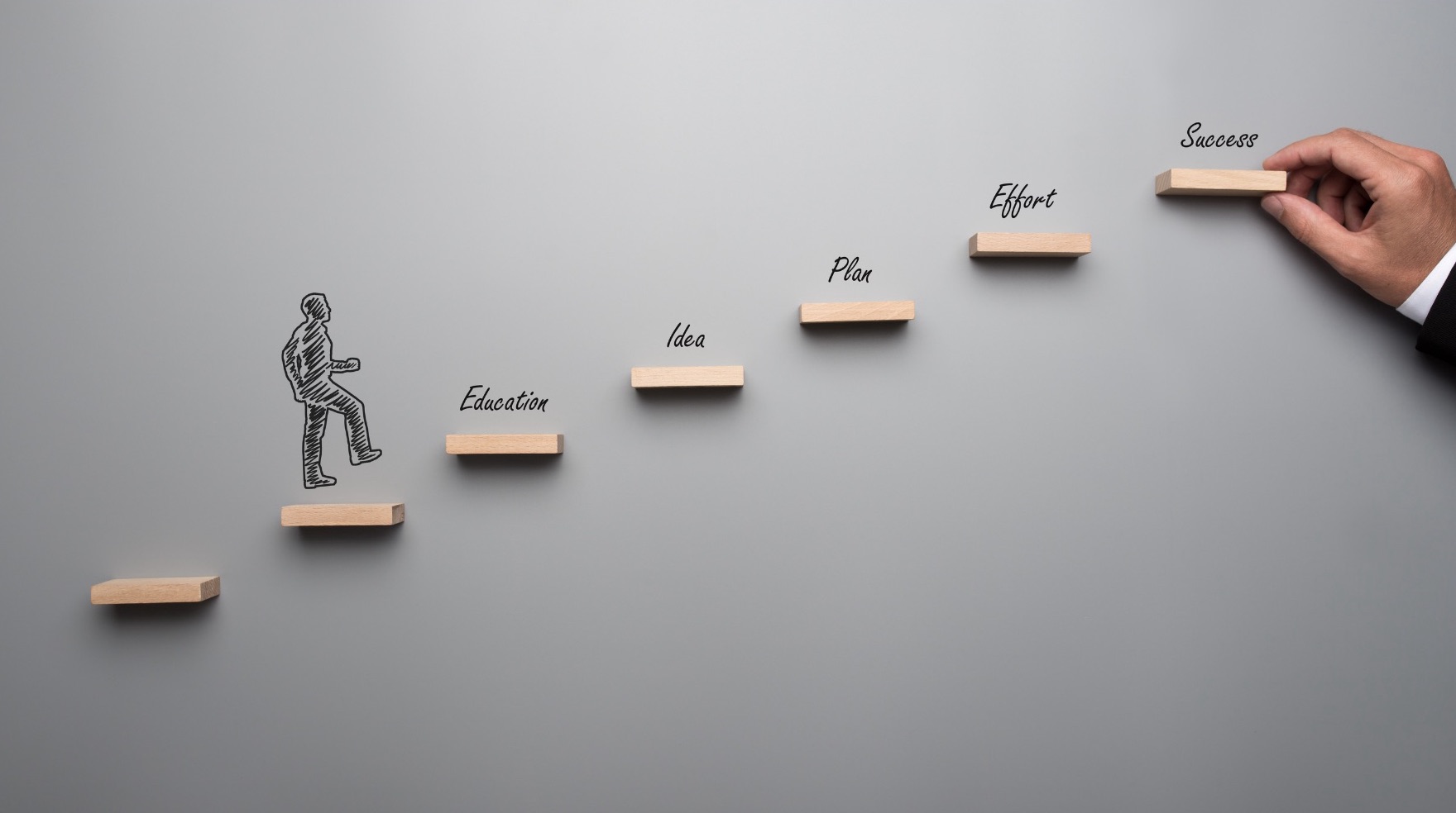 現実的な一歩のイメージ